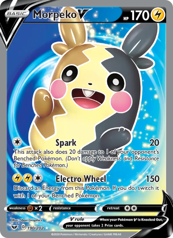 Morpeko V (Sword & Shield #190/202)