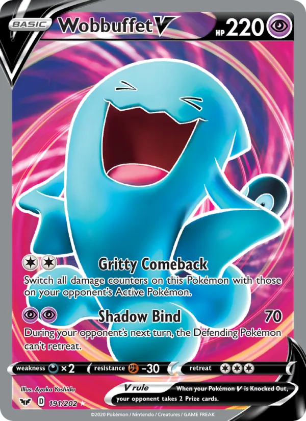 Wobbuffet V (Sword & Shield #191/202)
