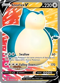 Snorlax V (Sword & Shield #197/202)