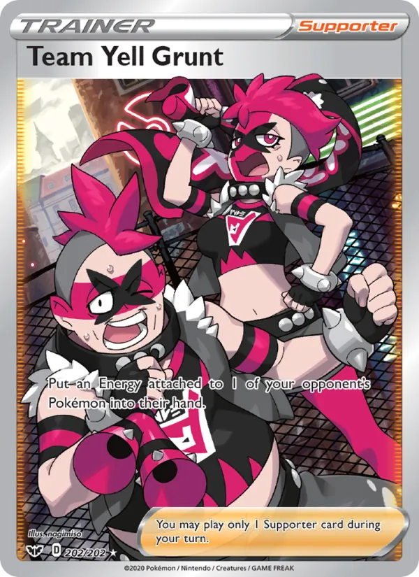 Team Yell Grunt (Sword & Shield #202/202)