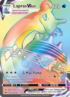 Lapras VMAX (Sword & Shield #203/202)