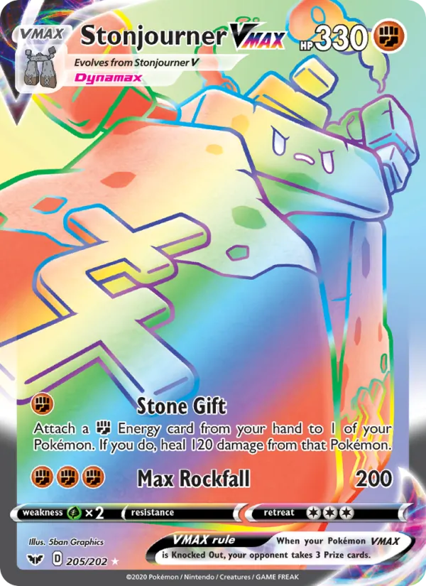 Stonjourner VMAX (Sword & Shield #205/202)