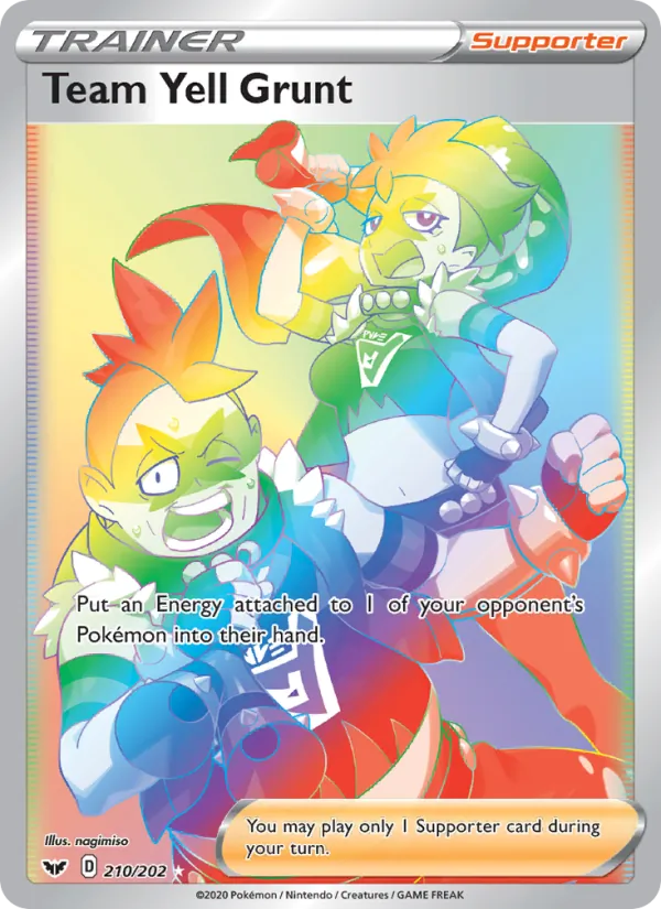 Team Yell Grunt (Sword & Shield #210/202)
