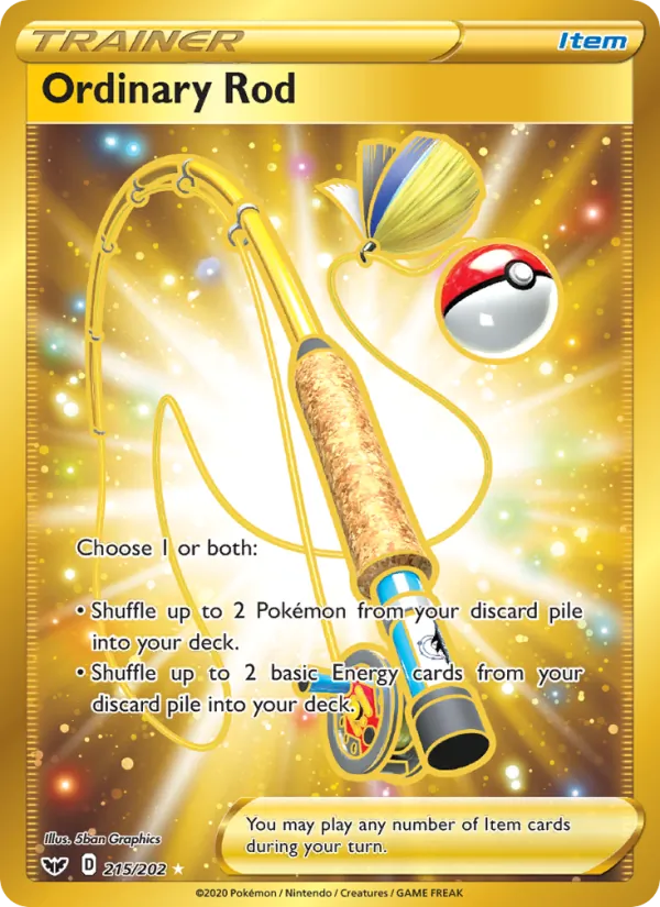 Ordinary Rod (Sword & Shield #215/202)