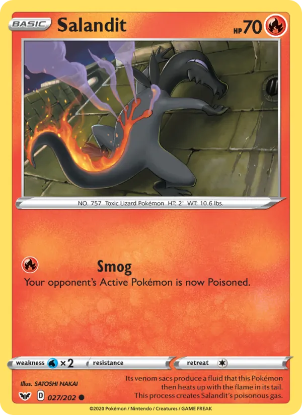 Salandit (Sword & Shield #27/202)