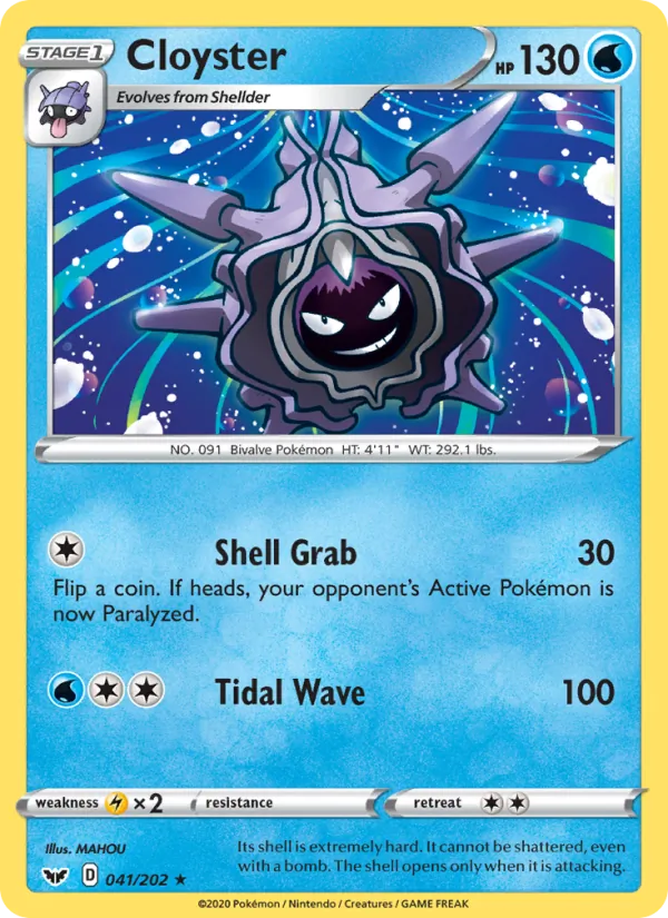 Cloyster (Sword & Shield #41/202)