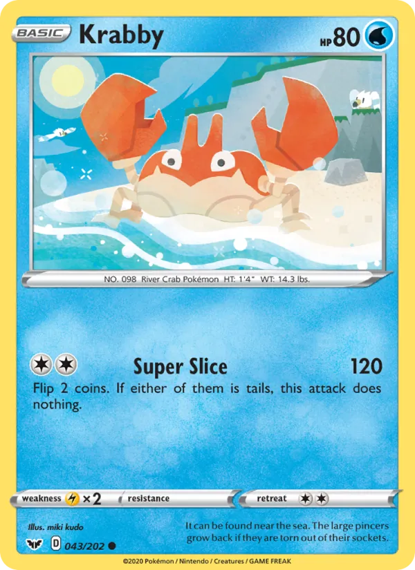 Krabby (Sword & Shield #43/202)