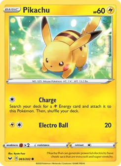 Pikachu (Sword & Shield #65/202)