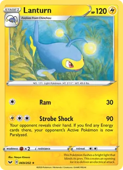 Lanturn (Sword & Shield #69/202)