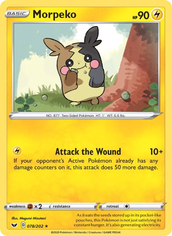 Morpeko (Sword & Shield #78/202)