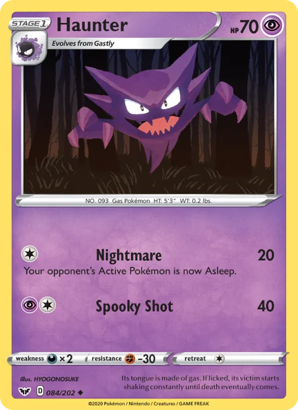 Haunter (Sword & Shield #84/202)