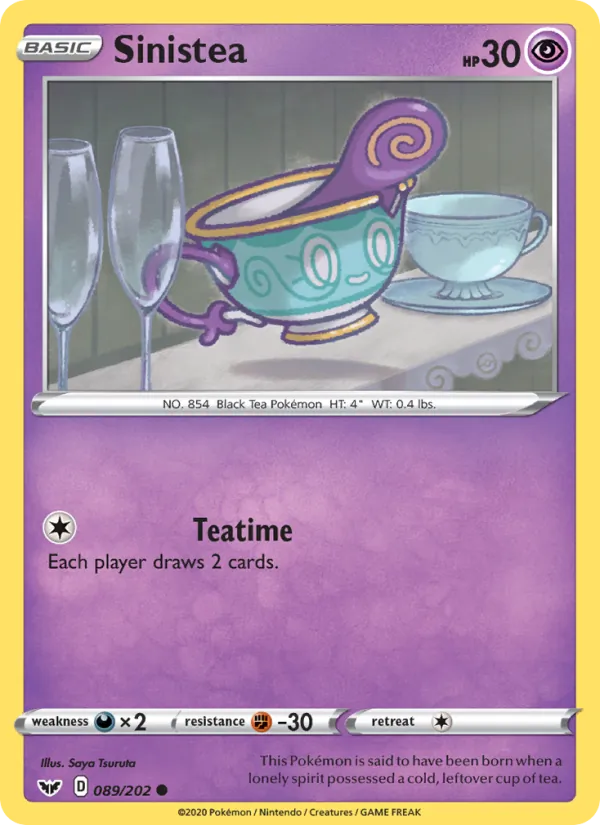 Sinistea (Sword & Shield #89/202)