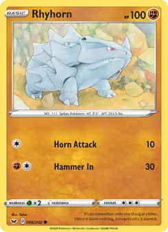 Rhyhorn (Sword & Shield #96/202)