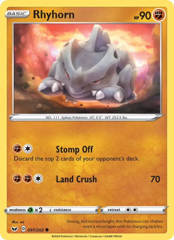 Rhyhorn (Sword & Shield #97/202)