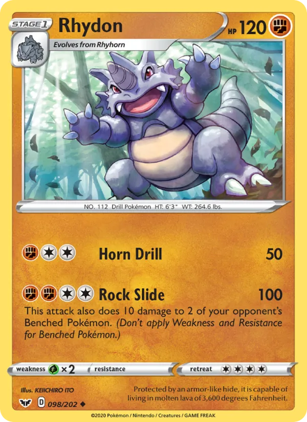 Rhydon (Sword & Shield #98/202)