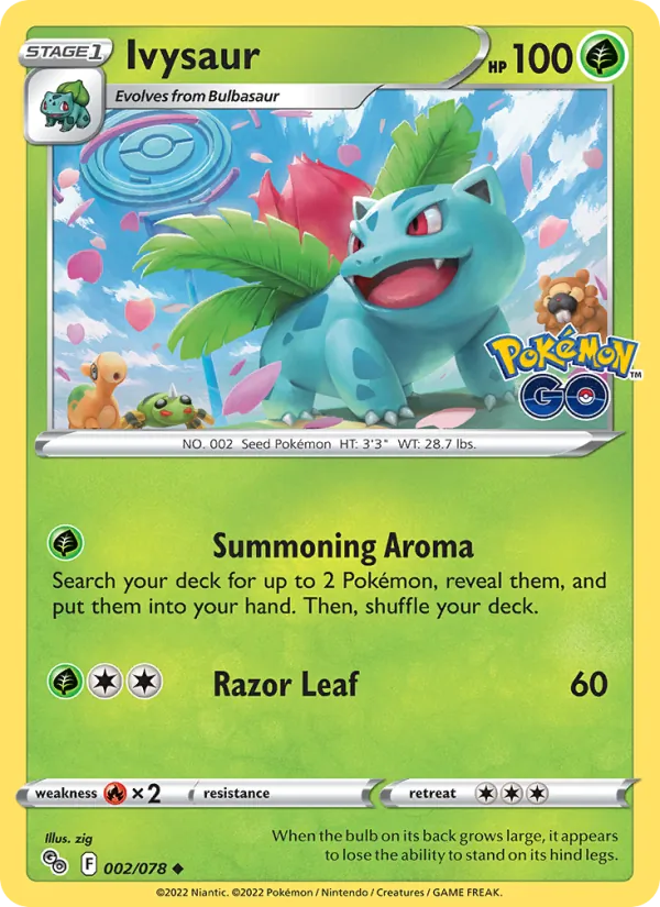 Ivysaur (Pokémon GO #002/78)