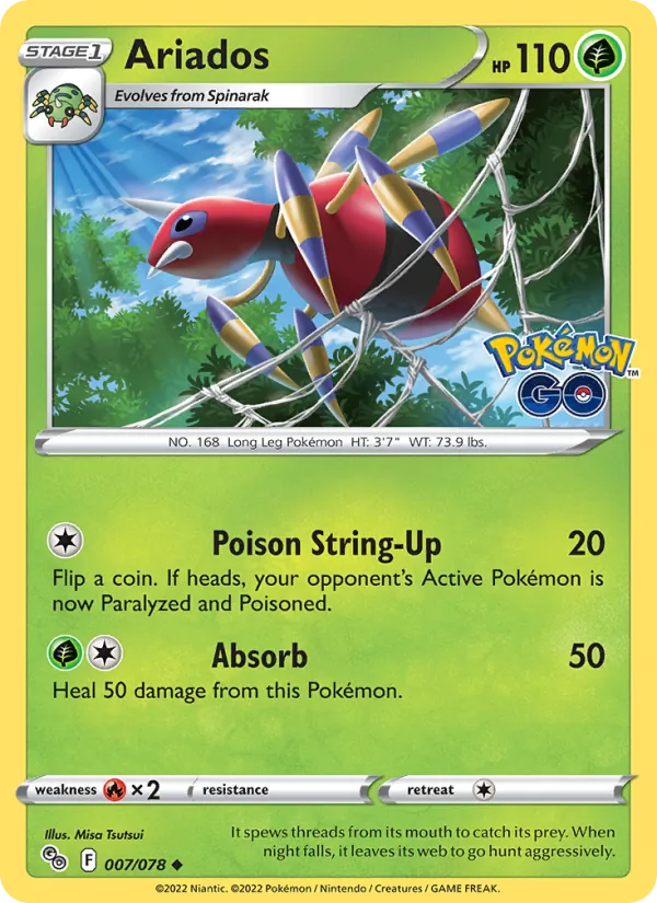 Ariados (Pokémon GO #007/78)