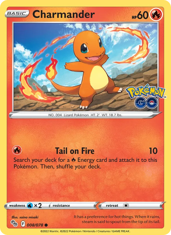 Charmander (Pokémon GO #008/78)