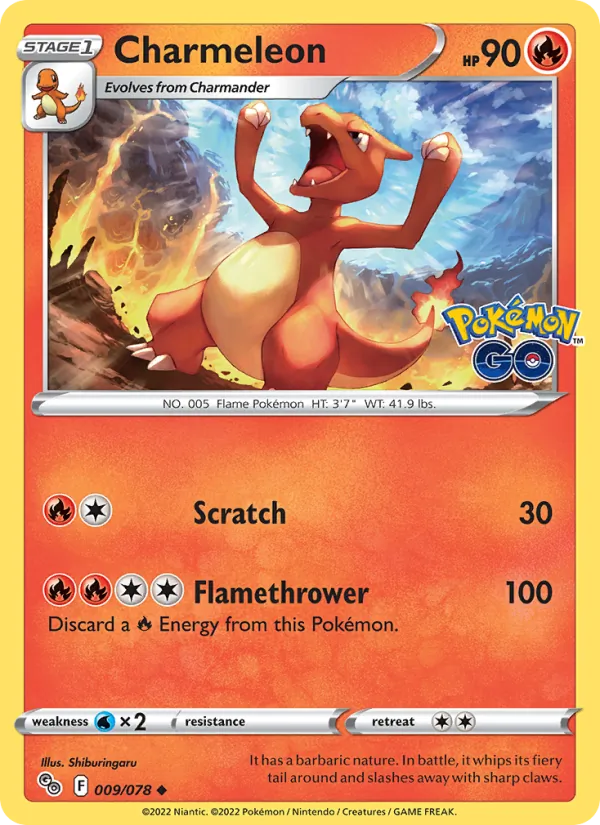 Charmeleon (Pokémon GO #009/78)