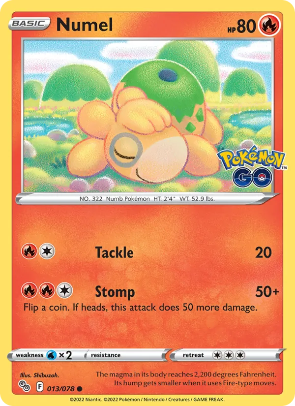 Numel (Pokémon GO #013/78)