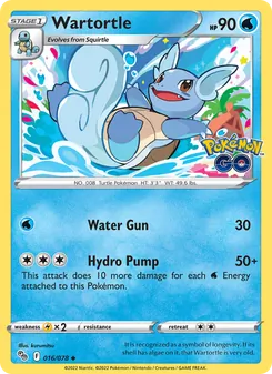 Wartortle (Pokémon GO #016/78)
