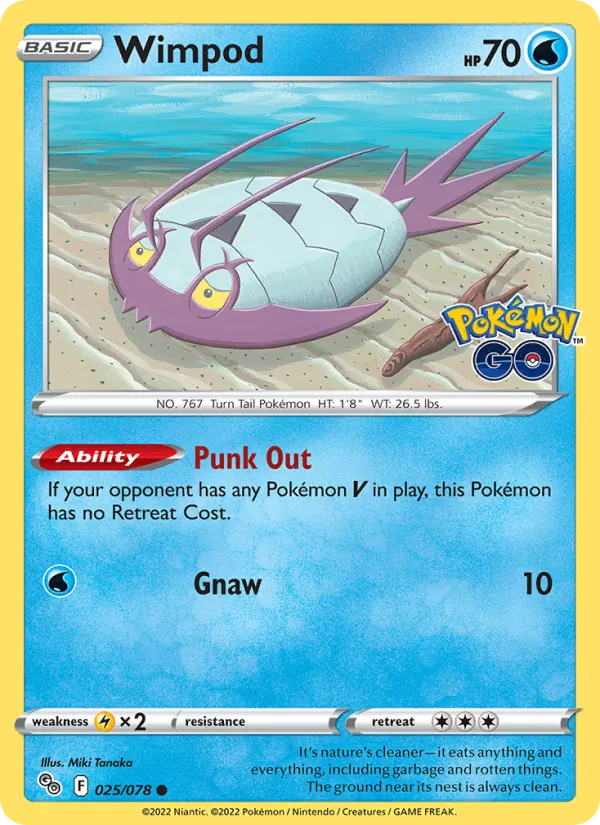 Wimpod (Pokémon GO #025/78)
