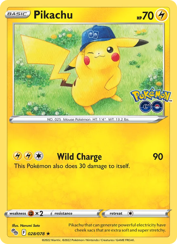Pikachu (Pokémon GO #028/78)