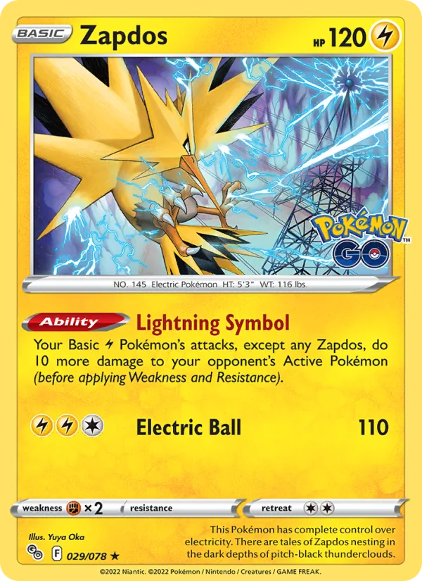 Zapdos (Pokémon GO #029/78)