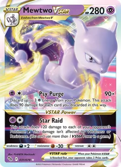 Mewtwo VSTAR (Pokémon GO #031/78)