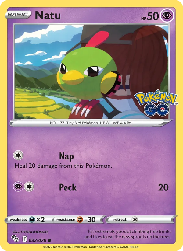 Natu (Pokémon GO #032/78)