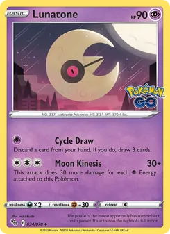 Lunatone (Pokémon GO #034/78)