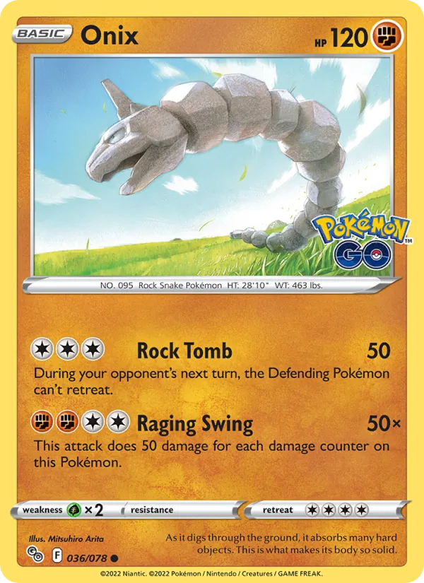 Onix (Pokémon GO #036/78)