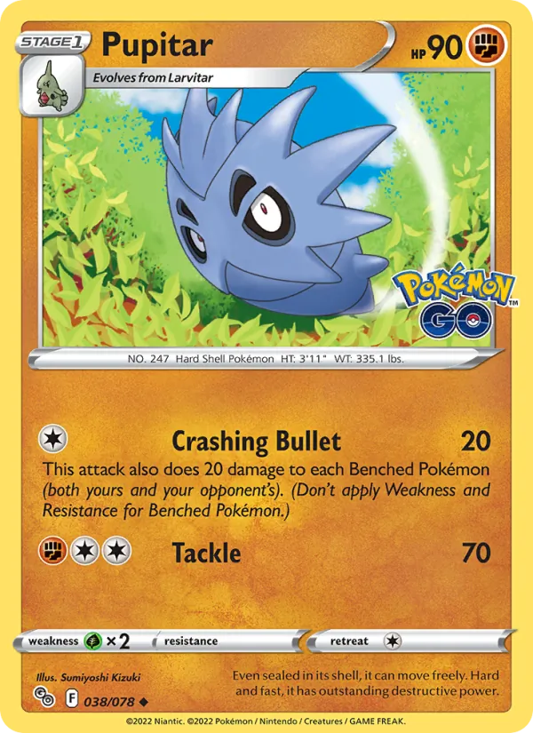 Pupitar (Pokémon GO #038/78)