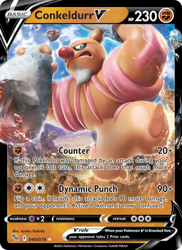 Conkeldurr V (Pokémon GO #040/78)