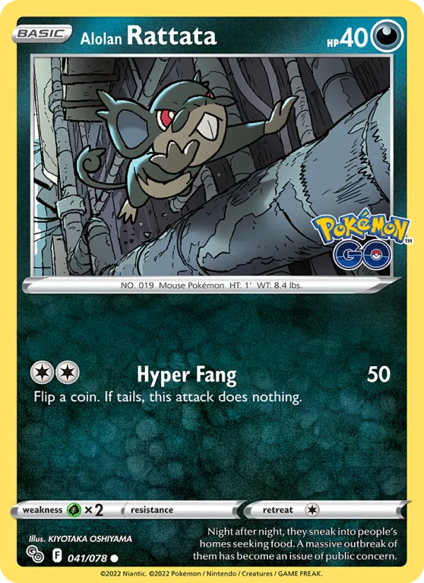 Alolan Rattata (Pokémon GO #041/78)