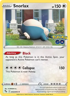 Snorlax (Pokémon GO #055/78)