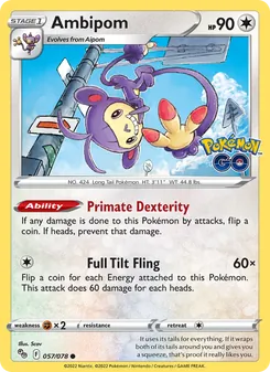 Ambipom (Pokémon GO #057/78)