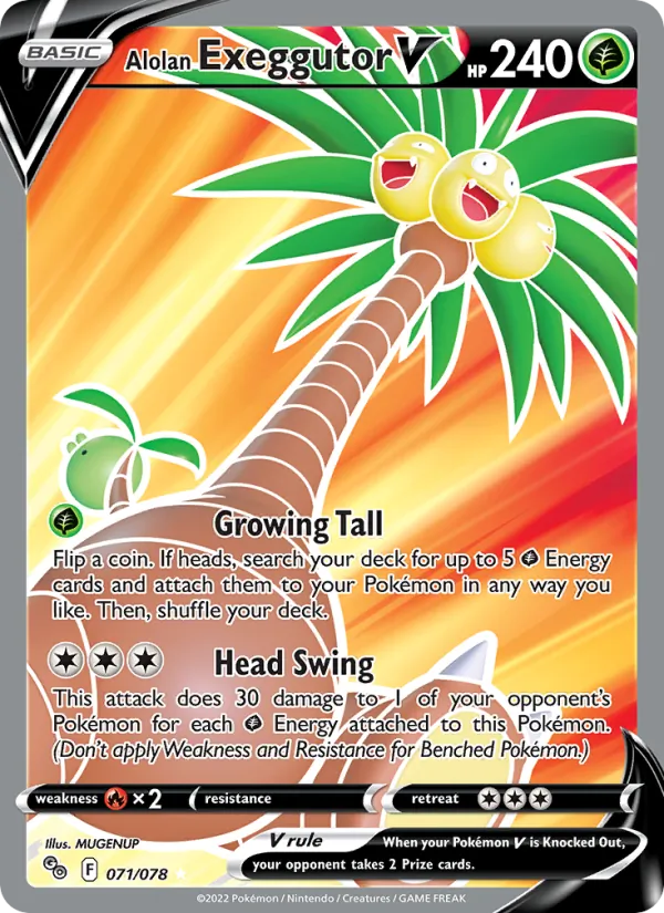 Alolan Exeggutor V (Pokémon GO #071/78)