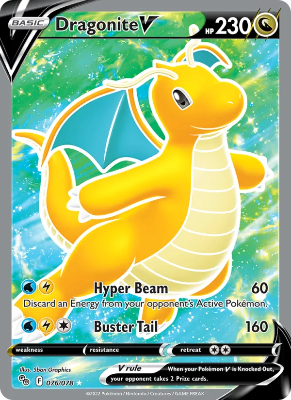 Dragonite V (Pokémon GO #076/78)