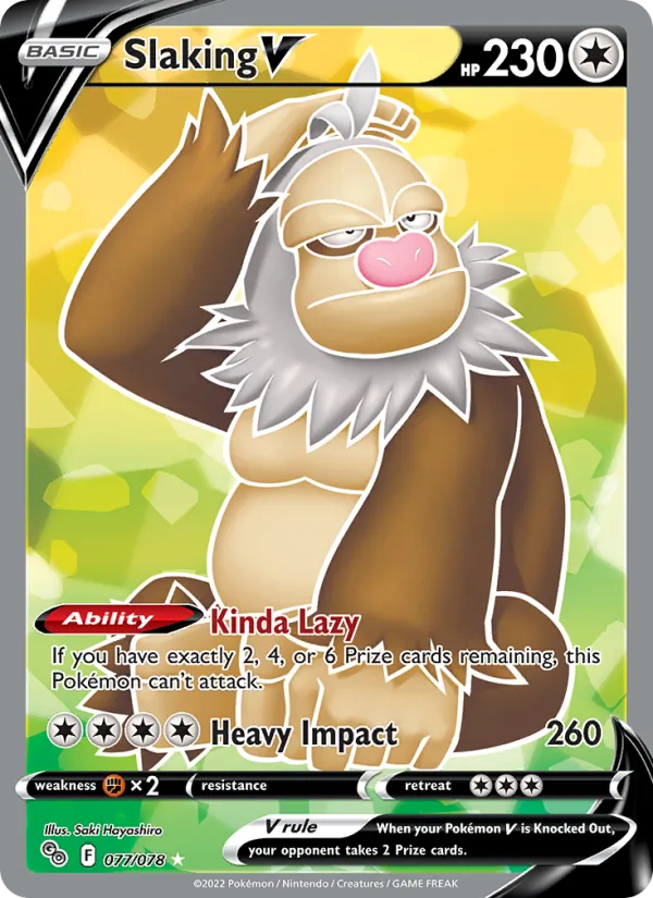 Slaking V (Pokémon GO #077/78)