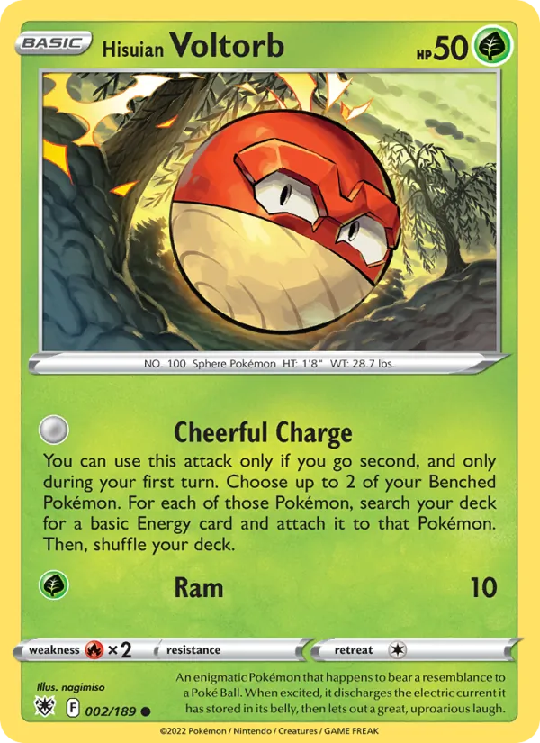 Hisuian Voltorb (Astral Radiance #002/189)