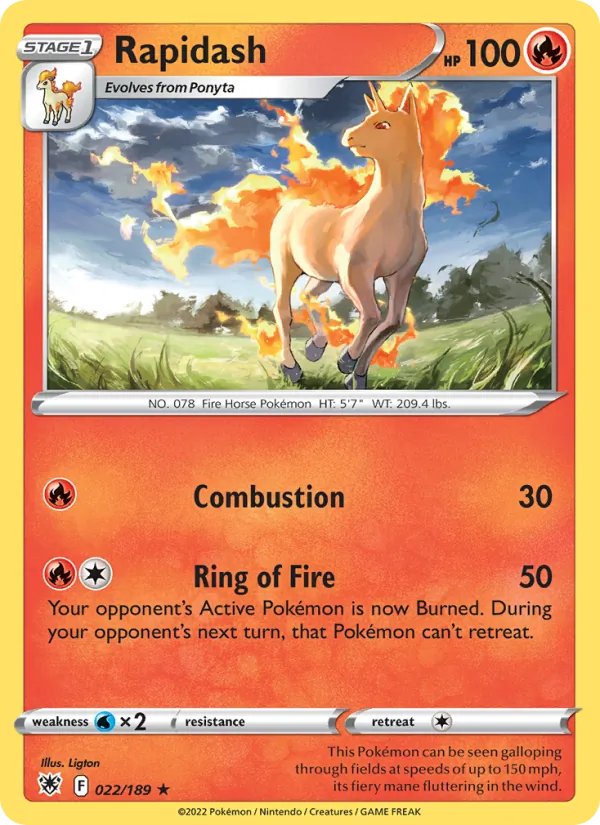 Rapidash (Astral Radiance #022/189)