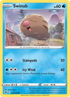 Swinub (Astral Radiance #031/189)