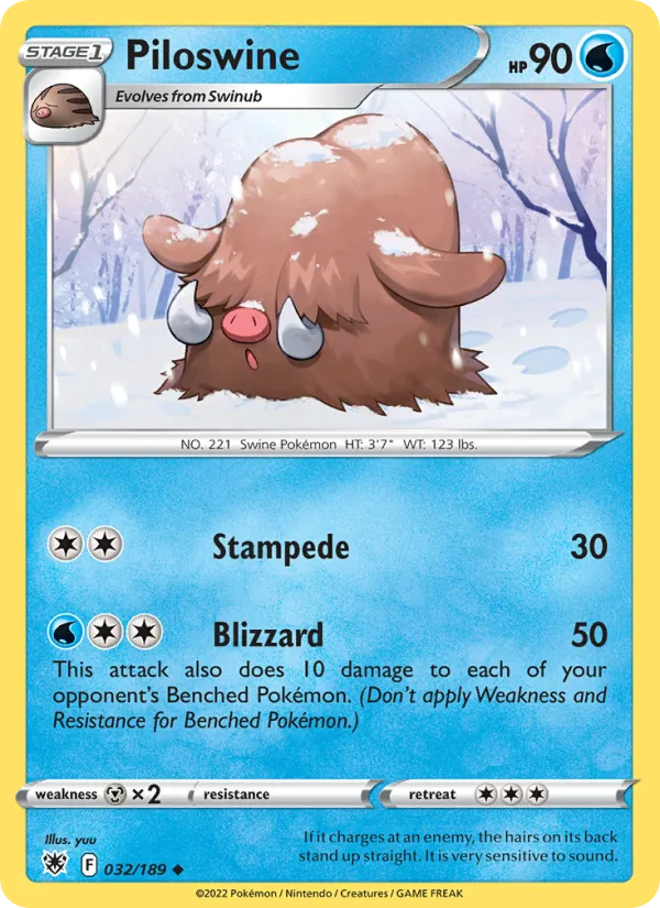 Piloswine (Astral Radiance #032/189)
