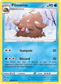 Piloswine (Astral Radiance #032/189)
