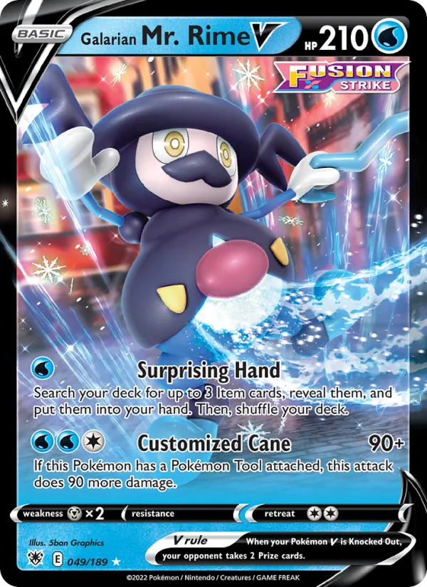 Galarian Mr. Rime V (Astral Radiance #049/189)