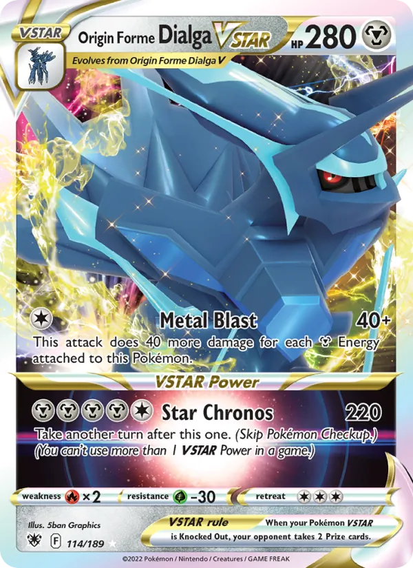 Origin Forme Dialga VSTAR (Astral Radiance #114/189)