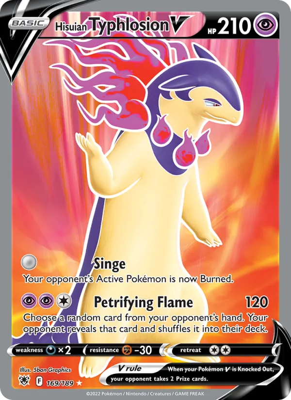 Hisuian Typhlosion V (Astral Radiance #169/189)