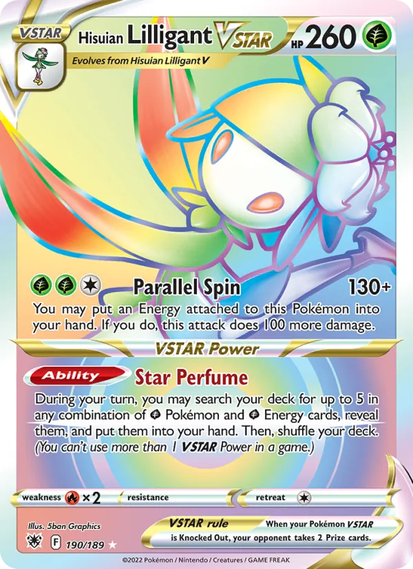 Hisuian Lilligant VSTAR (Astral Radiance #190/189)