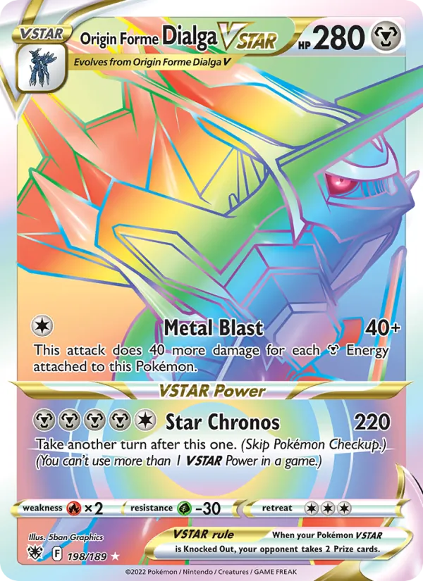 Origin Forme Dialga VSTAR (Astral Radiance #198/189)